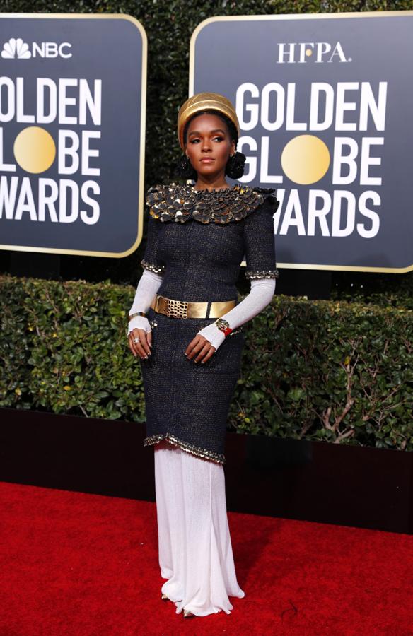 Janelle Monae de Chanel de Chanel, con la  última colección  que presentó la firma en el Museo ME de Nueva York.