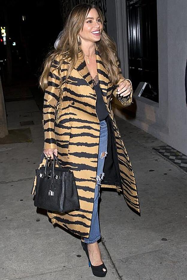 Sofía Vergara por las calles de Hollywood.