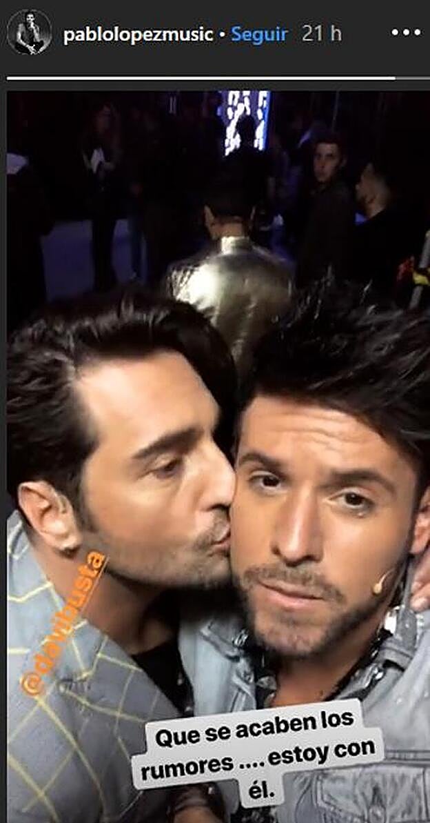 La imagen compartida por Pablo López.