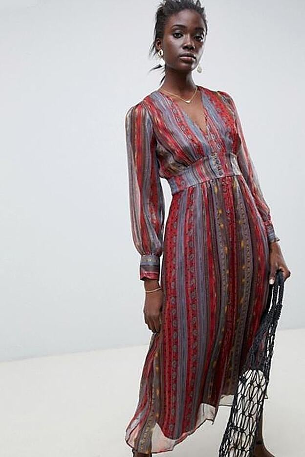 El vestido de Intropia de Letizia, rebajado en Asos a mitad de precio