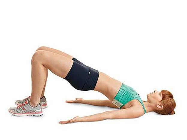 Puente de glúteos. Pinterest