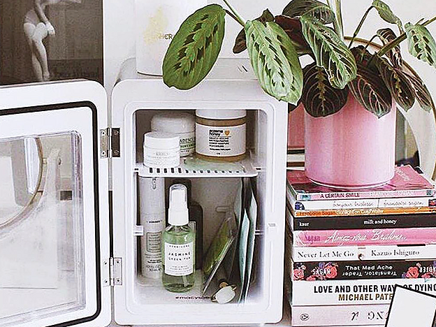 La mininevera, como un elemento más en el tocador.