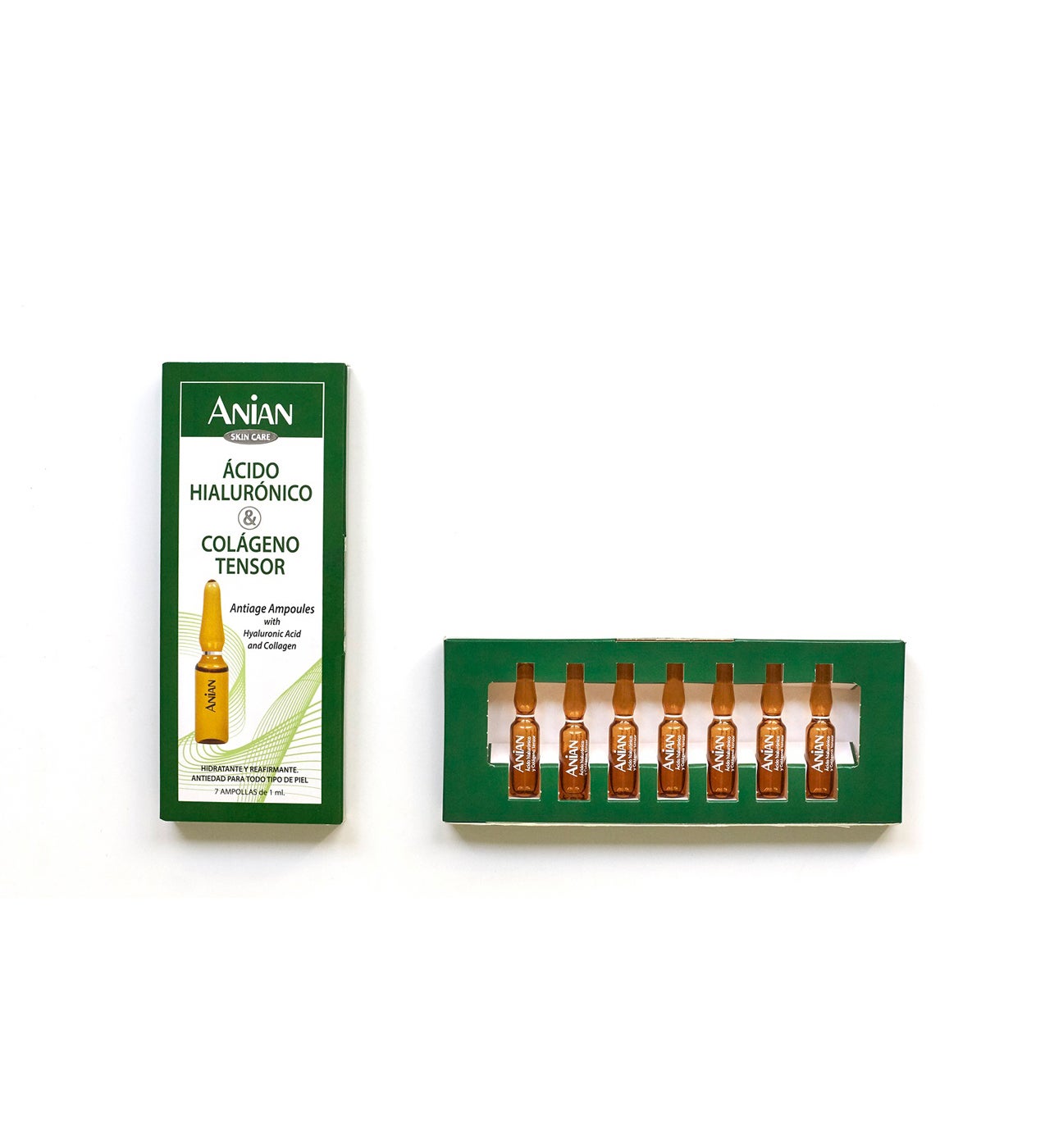 Una de sus principales funciones es la retención del agua en la matriz intracelular del tejido conectivo y por lo tanto es la encargada de mantener las propiedades plásticas de la piel (relleno, volumen y cohesión) dejando la piel más tersa, además de que contribuye a aumentar la hidratación. (4,99 €/ unidad).