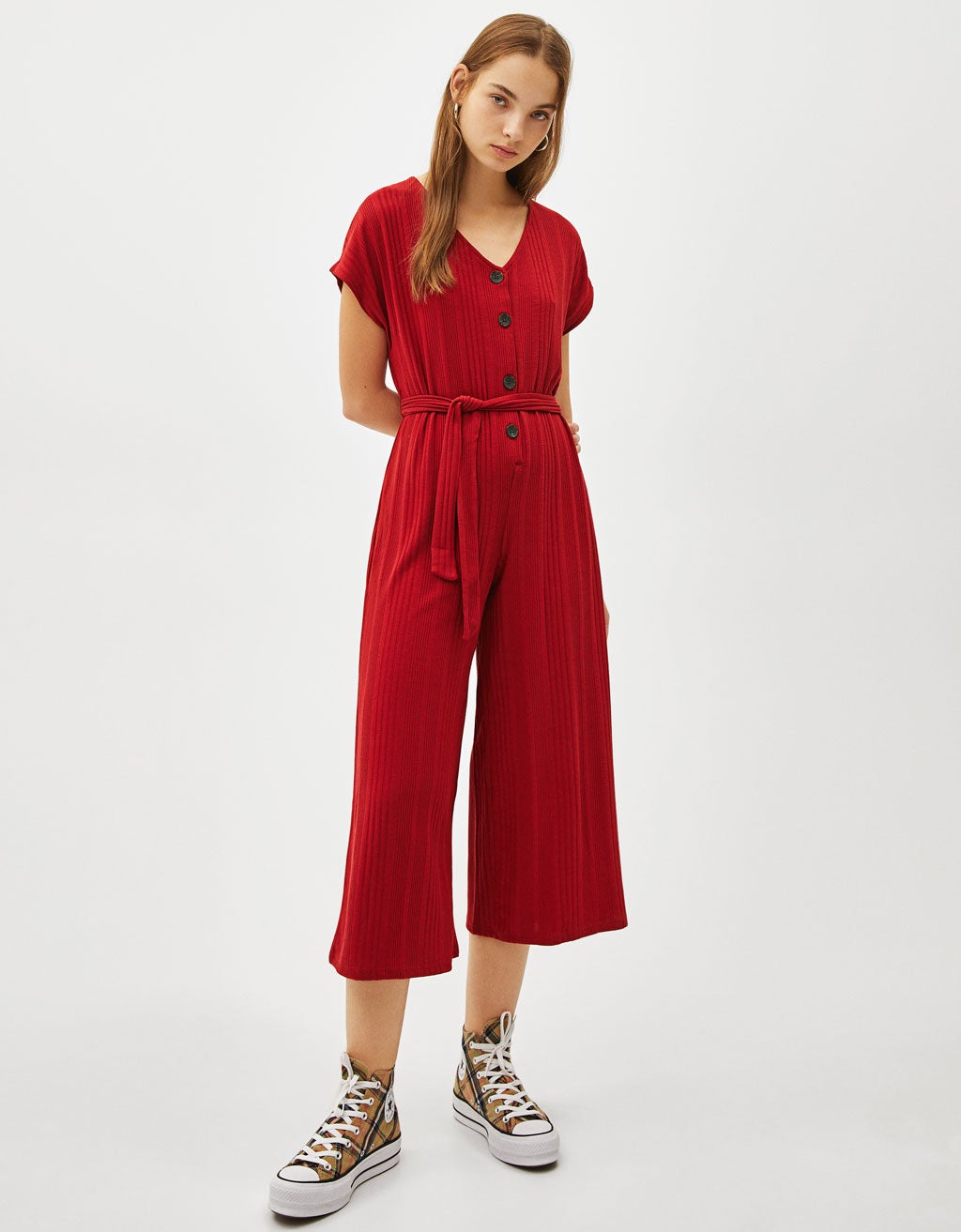 Mono largo de manga corta con cinturón: 7,99 euros.