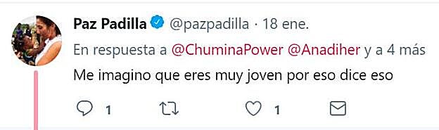 Así respondía Paz Padilla.