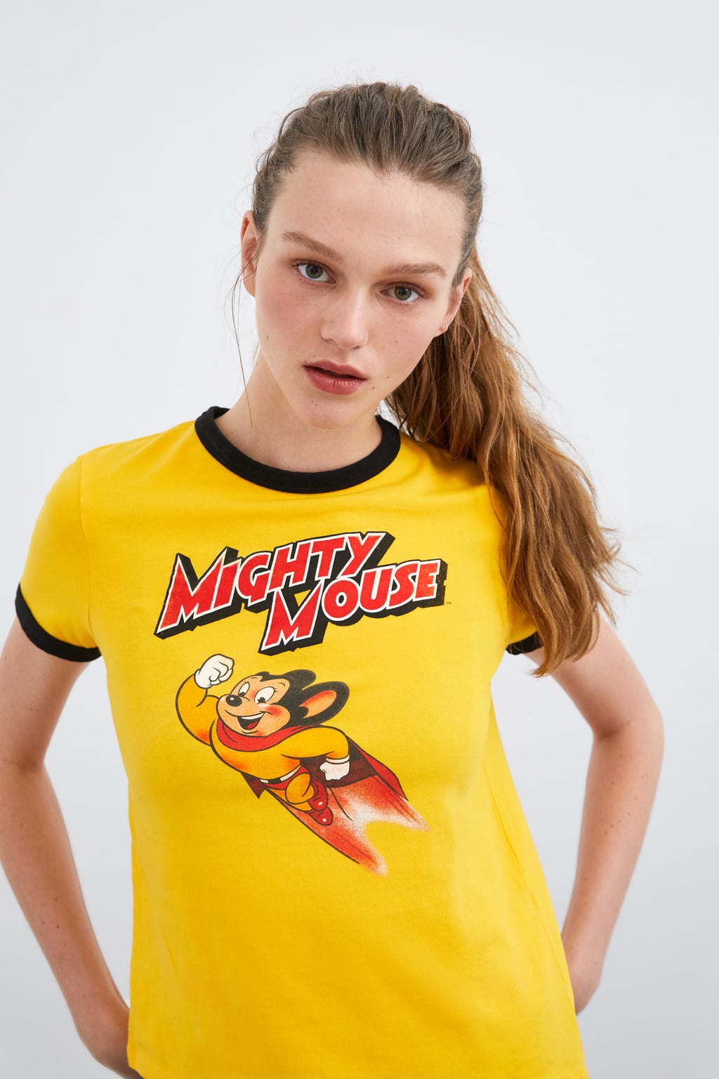 Camiseta de Mighty Mouse de Zara: 12,95 euros.