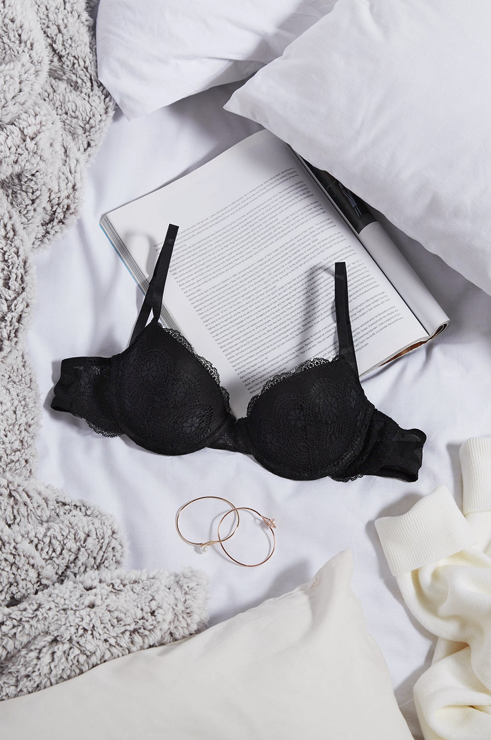 Sujetador negro: 5 euros en Primark.