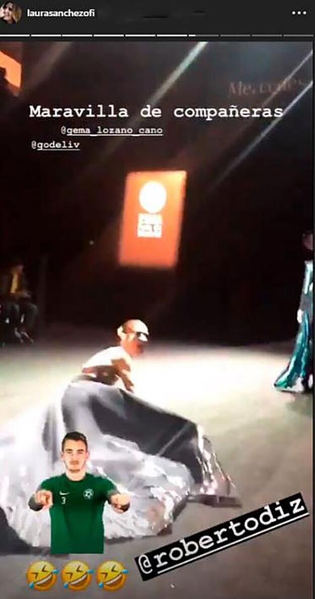 Laura Sánchez protagoniza una de las caídas de la MBFW.