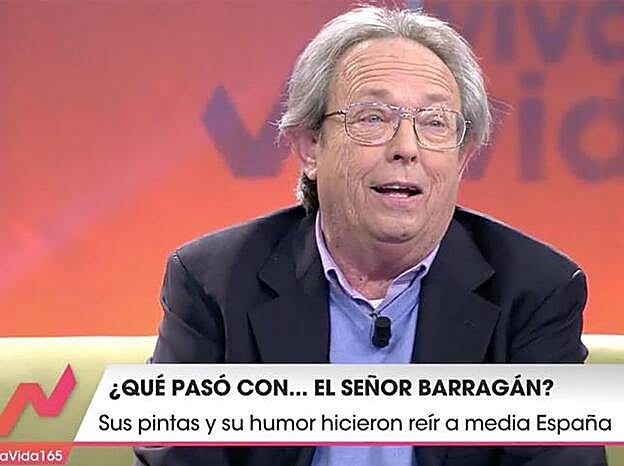 El señor Barragán, sin su disfraz, en 'Viva la vida'.