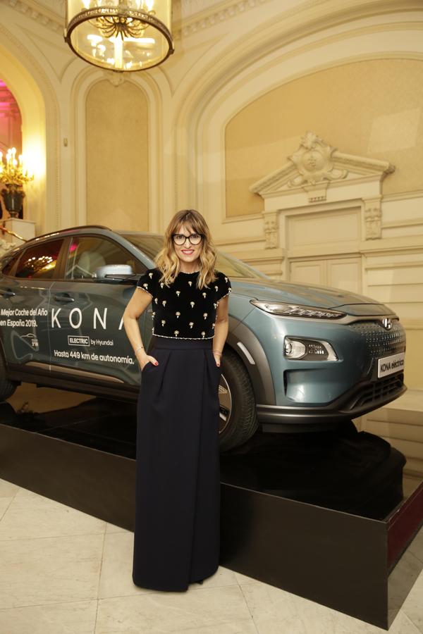 Nuestras premiadas, como Noemí Galera, llegaron a los X Premios Mujerhoy en los modelos más eco-responsables de Hyundai.