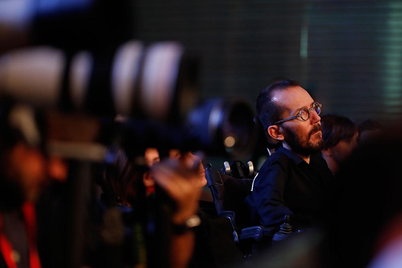 Pablo Echenique, entre la escasa representación política de los Premios Goya 2019.