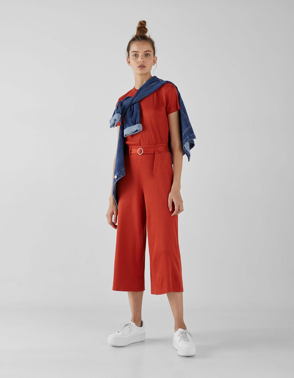 Culotte de canalé de Bershka: 7,99 euros.