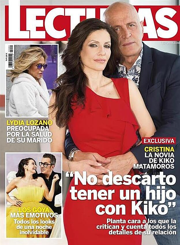 Esta es la portada que protagonizan Kiko Matamoros y su novia, Cristina Pujol.