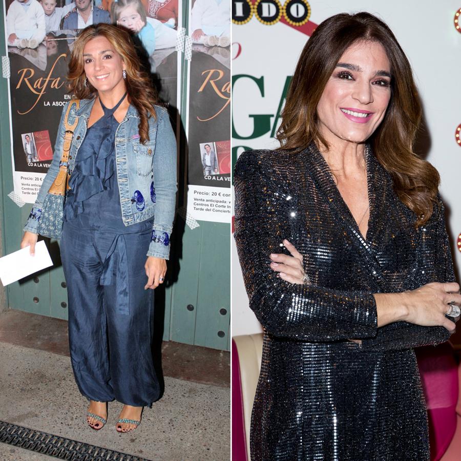 Raquel Bollo hoy (derecha) y hace 10 años (izquierda).