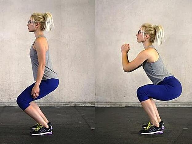 Cómo hacer una sentadilla.