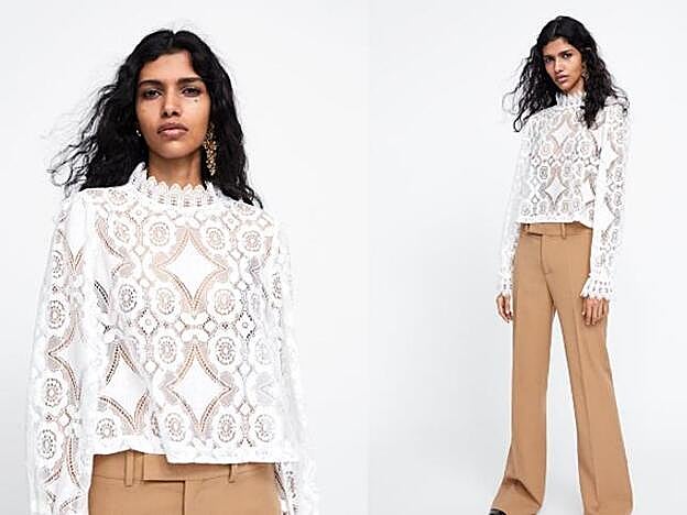La blusa bordada de Zara que todas queremos.