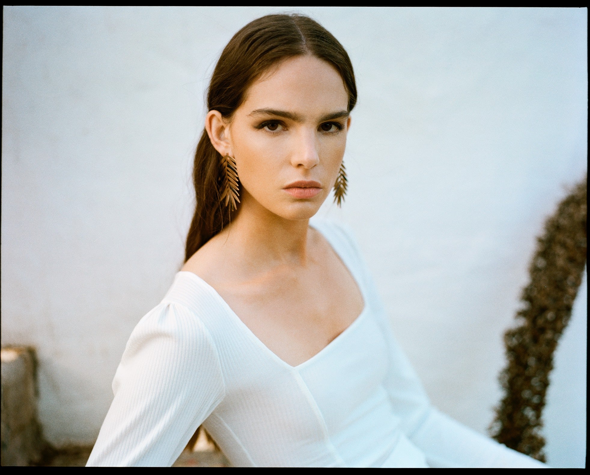 Pendientes de hojas: 4 euros en Lefties.