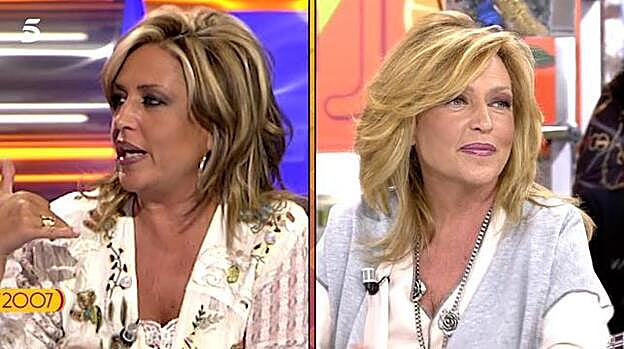 Comparativa de Lydia Lozano en 2007 y ahora.