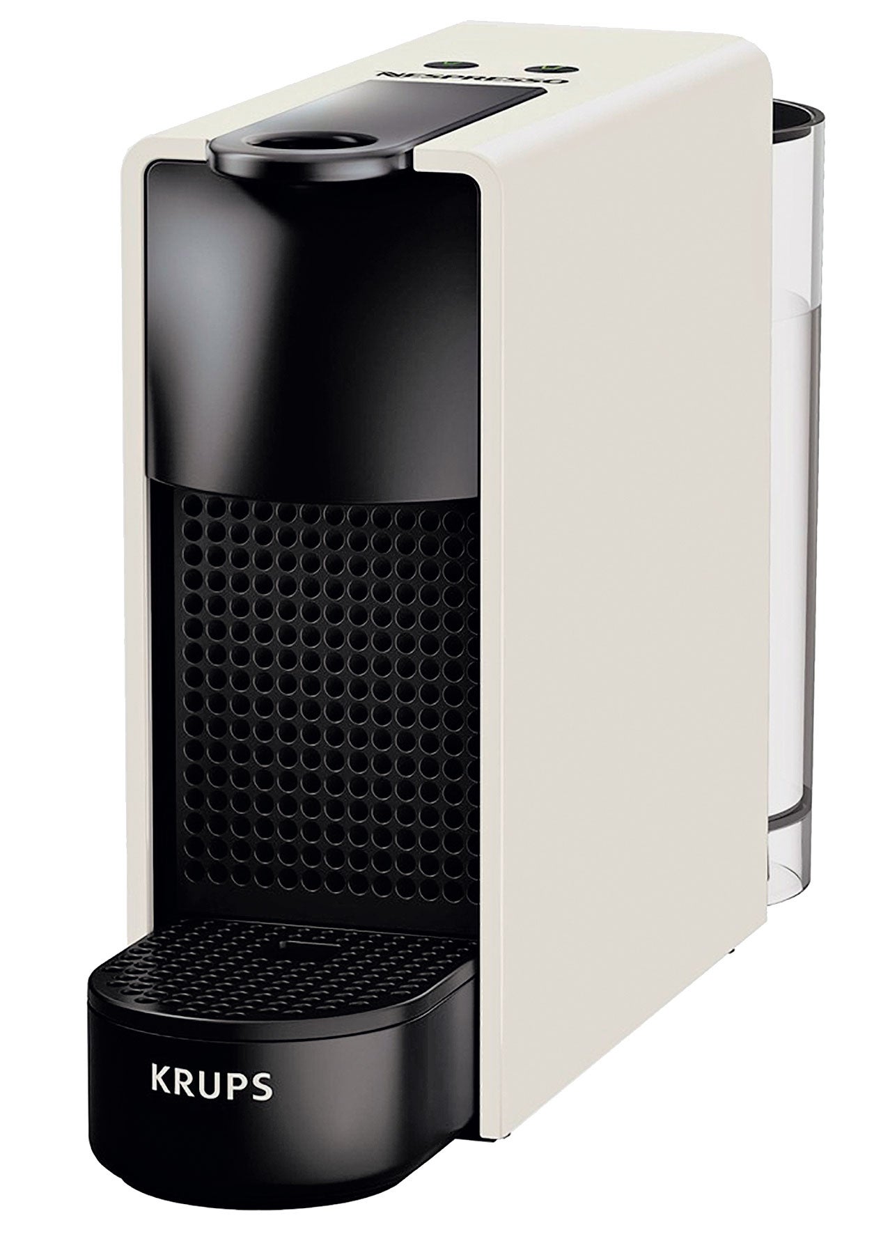 Cualquier momento es bueno para tomar un expreso. La cafetera Essenza Mini ocupa casi como un catálogo de arte.