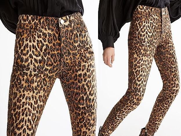 Pantalones de leopardo de Uterqüe: 79 euros.