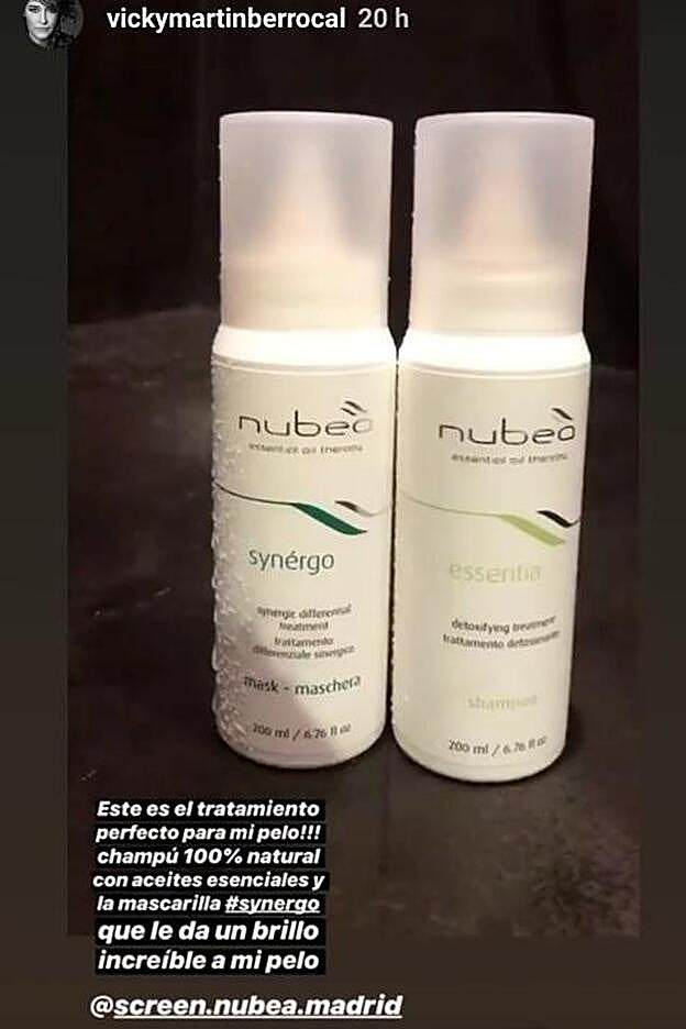 Vicky Martín Berrocal ha compartido su secreto de belleza a través de uno de sus 'stories' recientes de Instagram.