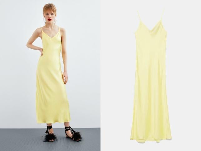 No hay primavera si no hay un eterno retorno del 'slip dress'.  Esta temporada se llevará así .