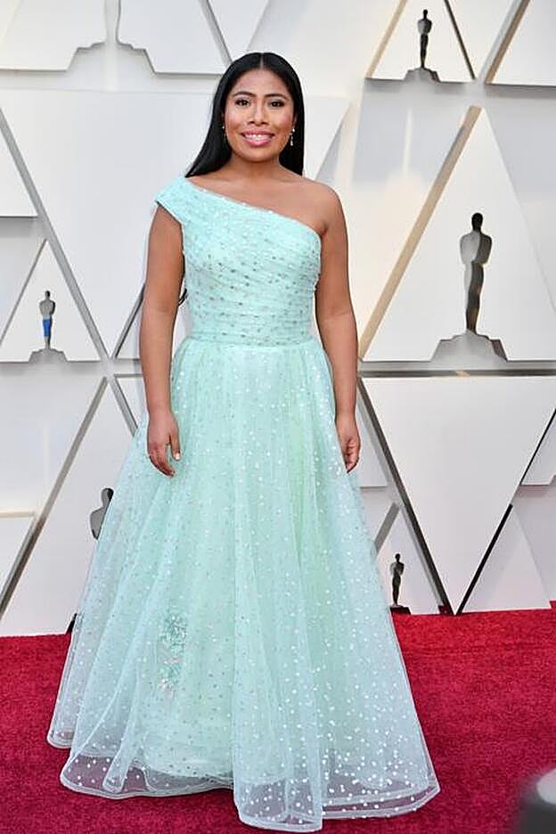 La actriz Yalitza Aparicio en los Oscar 2019