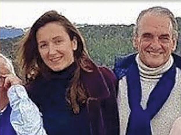 Mario Conde junto a Pilar Marín.