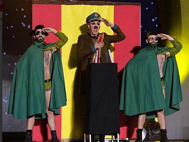 Imagen de la actuación de la polémica.