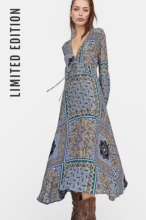 Este vestido forma parte de una edición limitada de la firma.