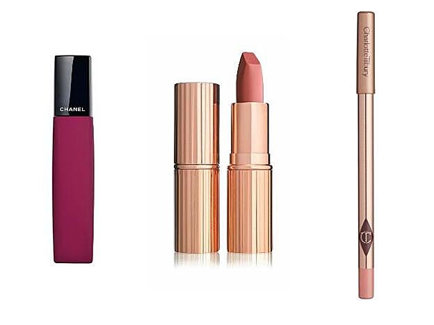 1. Rouge Allure Liquid Powder de la colección Vision D'Asie de Chanel (35 euros). 2. Barra de labios y perfilador Matte Revolution en tono Pillow Talk de Charlotte Tilbury (32 euros).