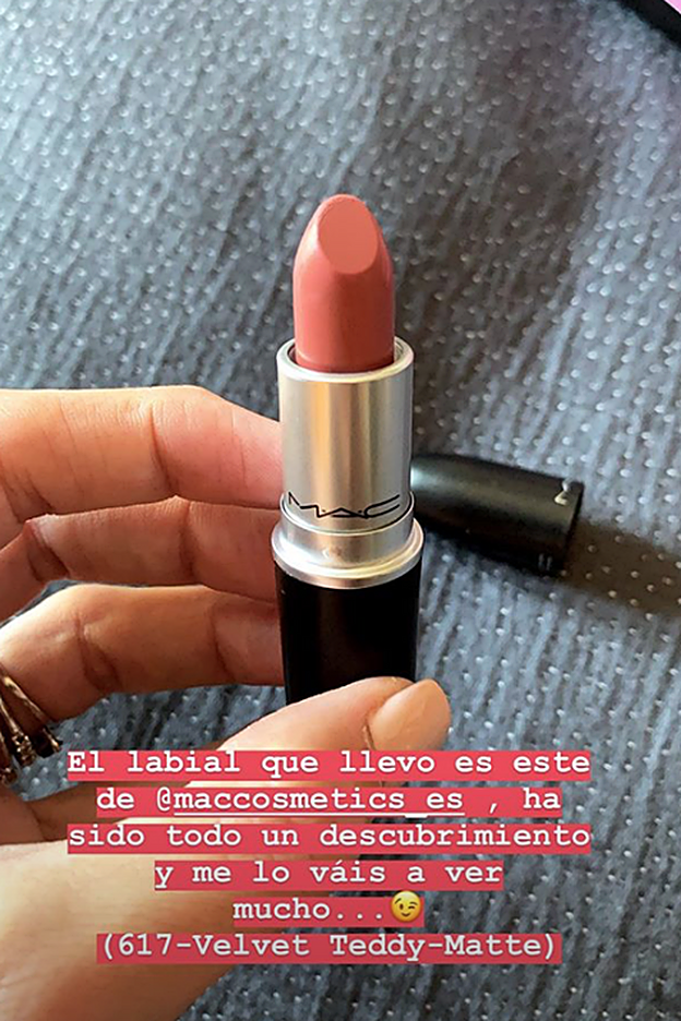 Un primer plano de la barra de labios de Mac que nos recomienda Rocío Osorno.