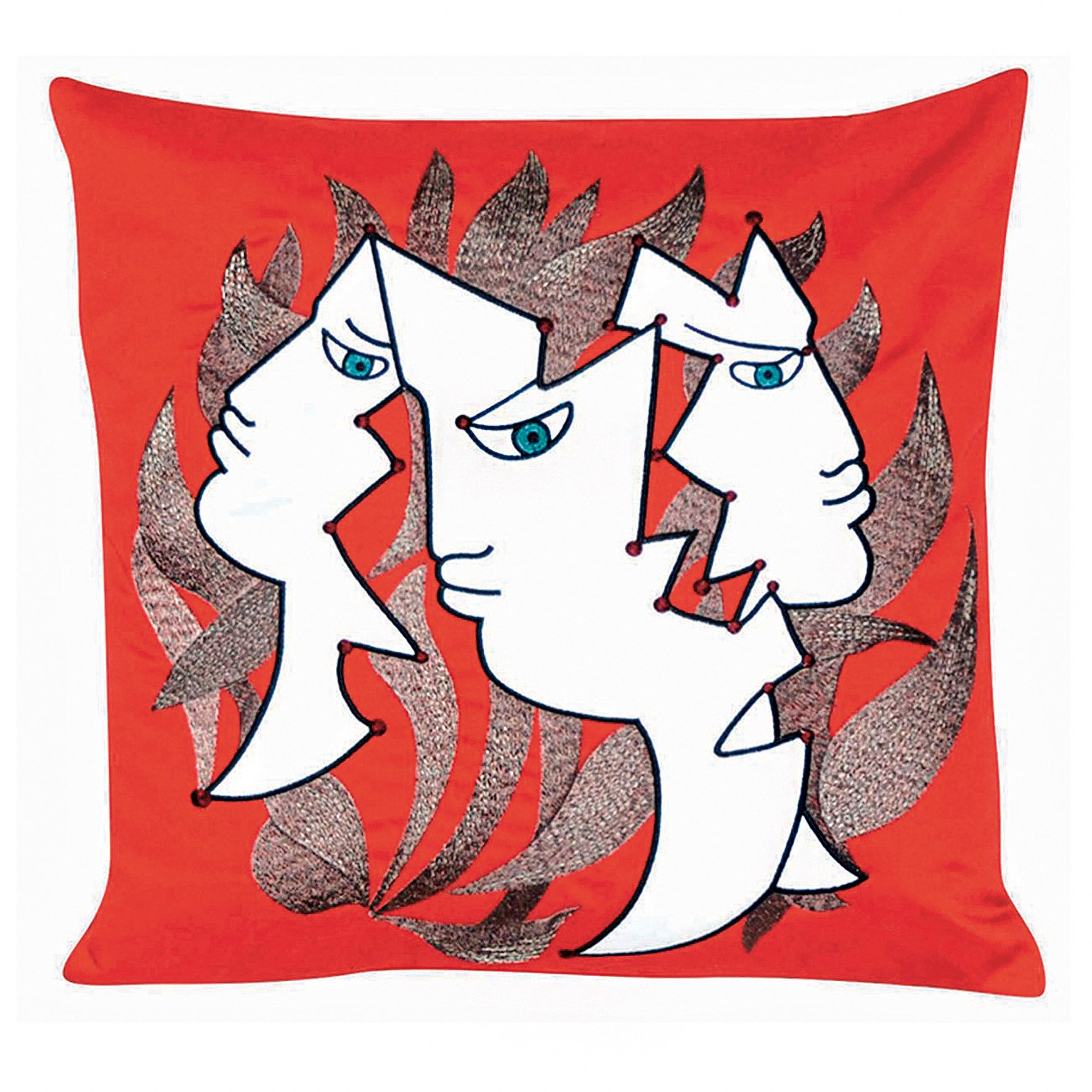 La colección de Jean Cocteau es un best seller de Roche Bobois. Los dibujos del poeta, artista y agitador en pufs, jarrones o cojines.