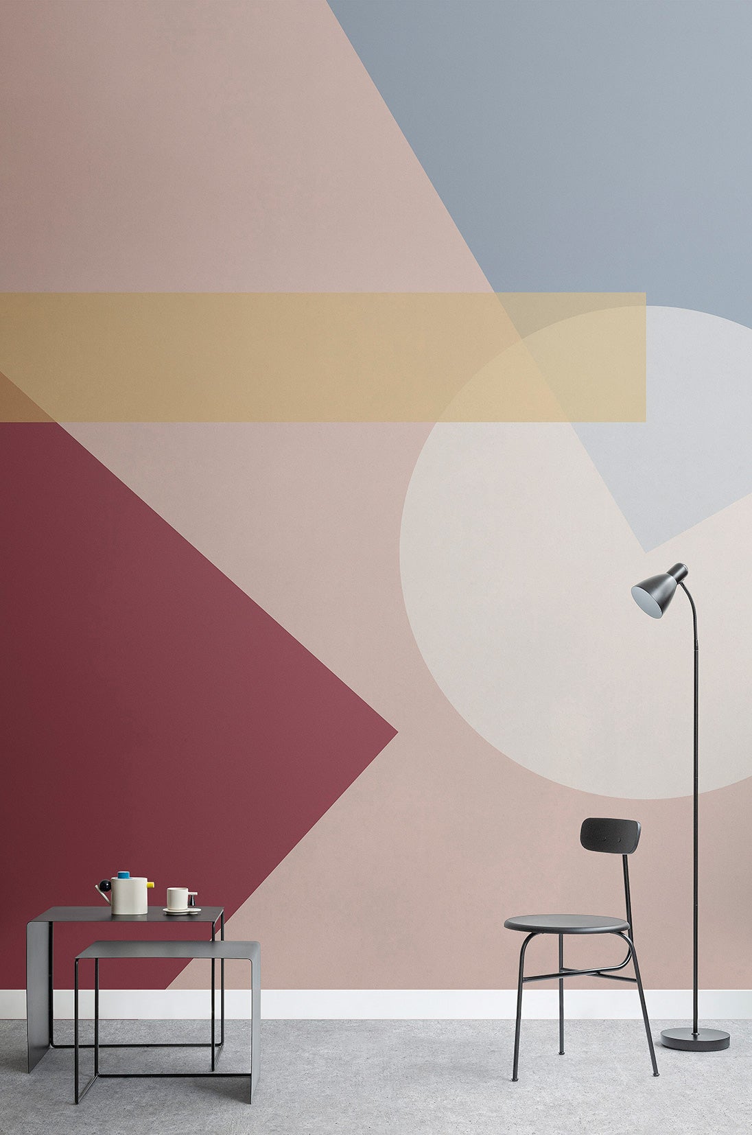 En su centenario, Murals Wallpaper homenajea a la Escuela Bauhaus en forma de papel pintado.