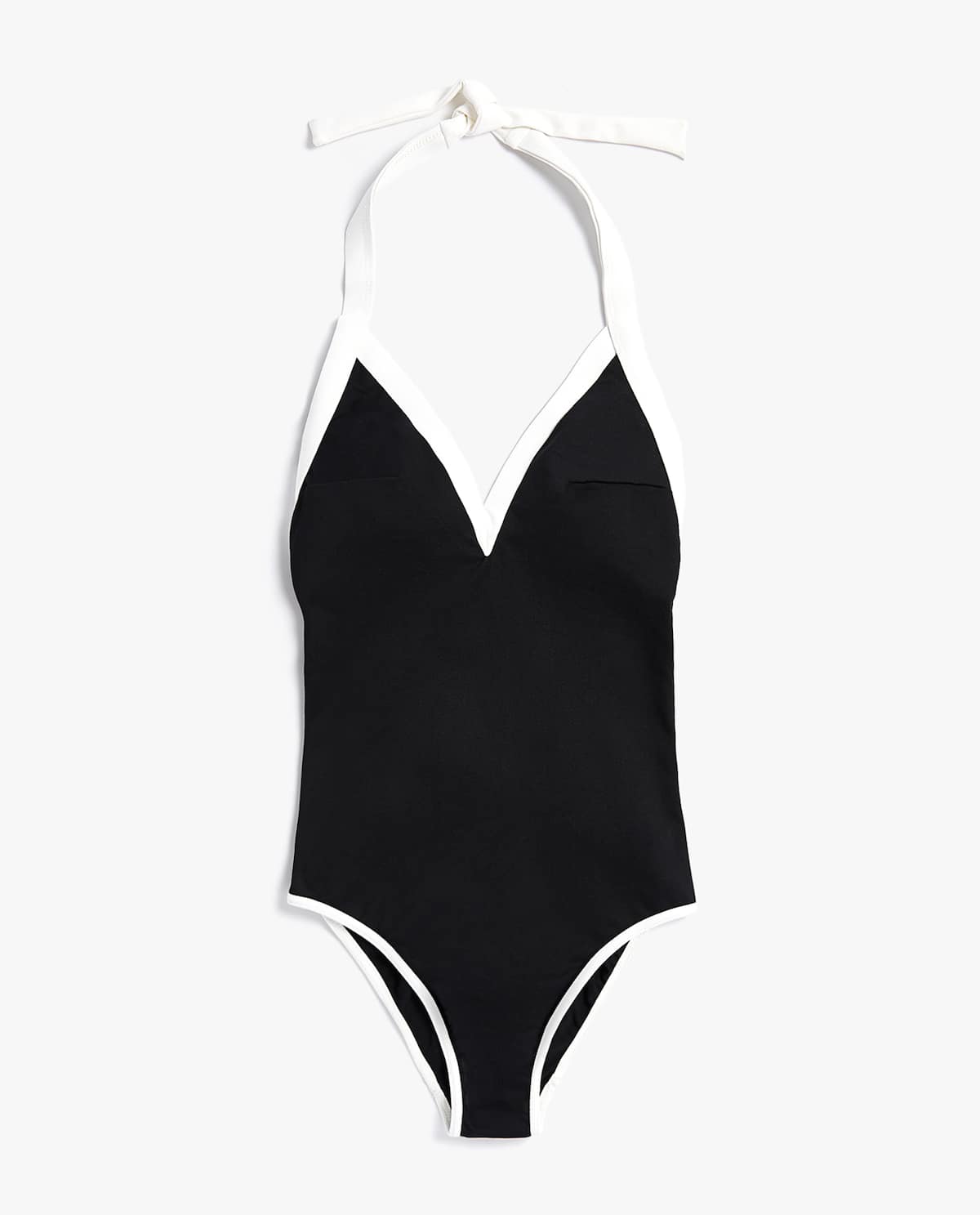 Bañador liso bicolor de Zara Home: 29,99 euros.