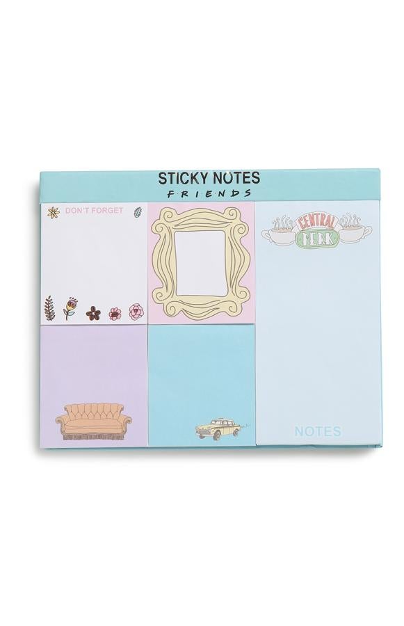 ¿Y si dejas a tu pareja o a tu compañera de piso notitas en estos 'post it' de Friends? Cuesta 7 euros en Primark.