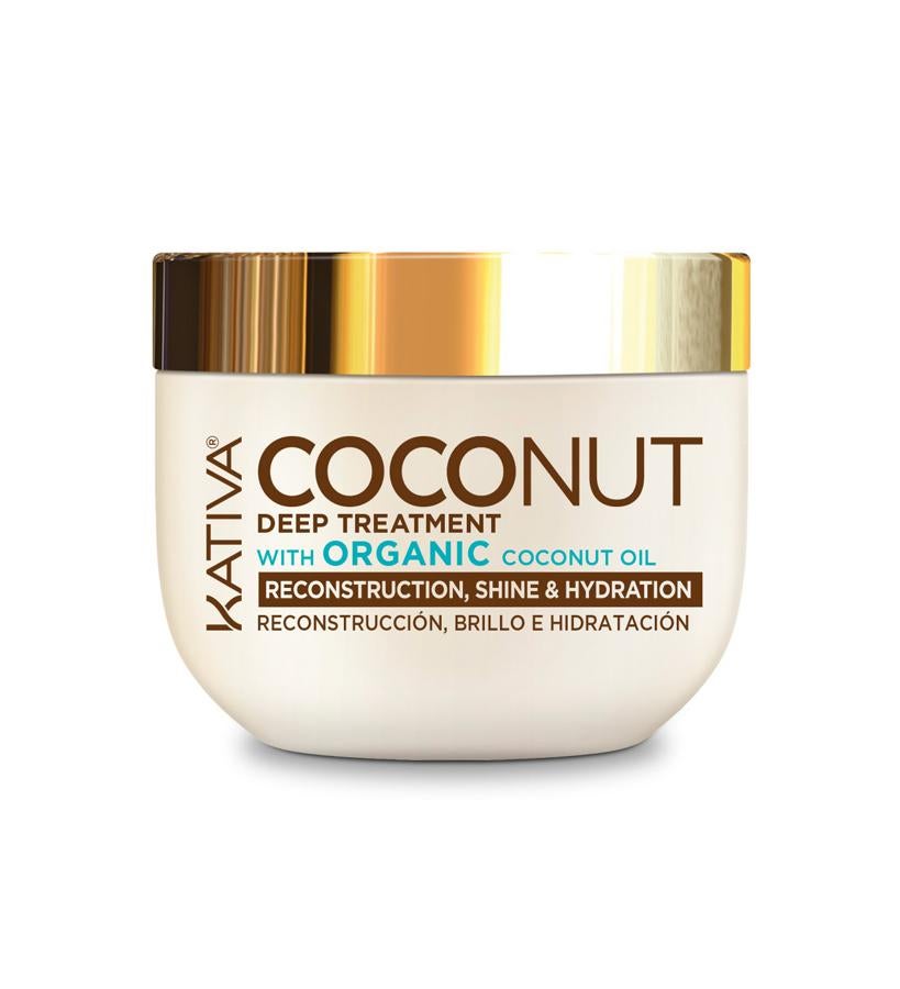 Fórmula a base de aceite de coco orgánico que penetra en el cabello reconstruyendo y aportando todos los nutrientes que el cabello necesita. Gracias a que el aceite es orgánico se consigue obtener mayores concentraciones de minerales y vitaminas para un resultado más eficaz con grandes beneficios para tu pelo: reconstruye la fibra capilar, aporta brillo y suavidad, hidrata y nutre. Se recomienda especialmente para cabello dañado y deshidratado con puntas abiertas. (11,70 €).