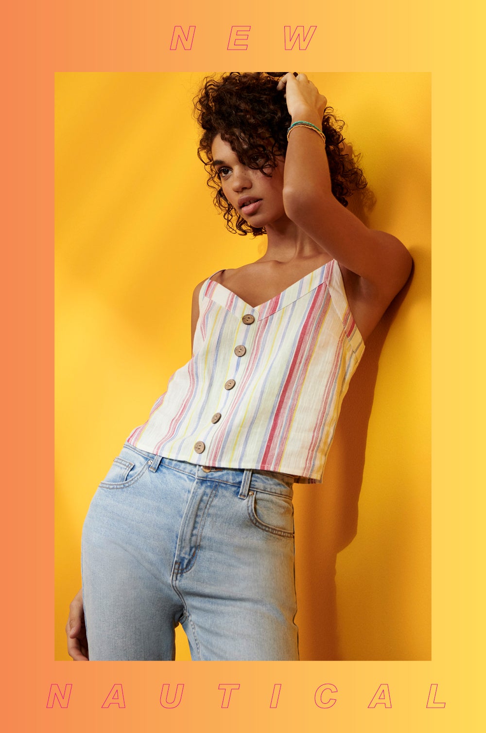 Camiseta de tirantes a rayas: 7 euros en Primark.