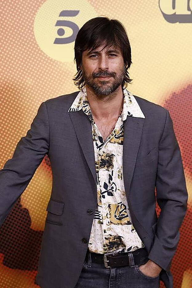 Hugo Silva en la presentación de la serie de Telecinco, 'Brigada Costa del Sol'.