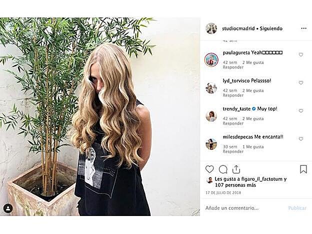 El rubio, con un matiz cálido, es la apuesta para esta primavera del madrileño salón de peluquería Studio C.