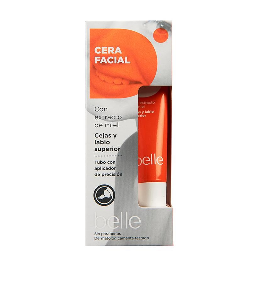 Para facilitar la depilación del rostro con garantías, la cera está dermatológicamente testada y sin parabenos especialmente indicada para las cejas y el labio superior. Formulada con extracto de miel para respetar al máximo la piel del rostro y conseguir una depilación suave y eficaz. (4,49 €).