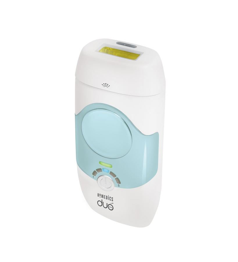 Incluye en su depilación IPL la tecnología AFT de última generación de luz pulsada intensa. (Advanced Fluorescencia Technology) que permite una eliminación del vello más rápida y segura. Tiene un formato muy cómodo con un control táctil que tan sólo hay que deslizarla suavemente sobre la piel como si de una máquina de afeitar se tratara. Dispone de un adaptador facial, que se de vende por separado. Es ideal para áreas con vello grueso o denso como axilas y la línea del bikini. (339,90 €).