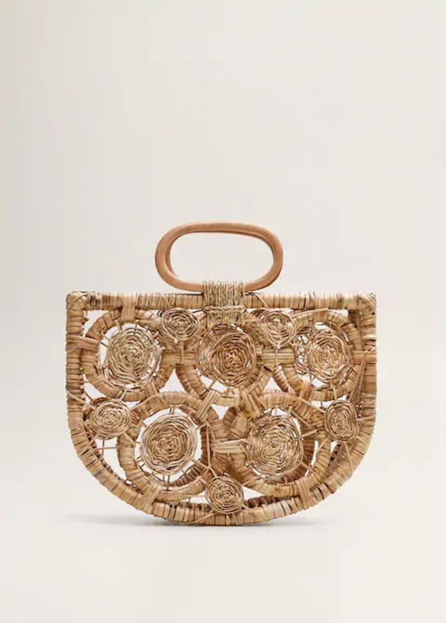 Bolso handmade de yute, 69,99 euros.