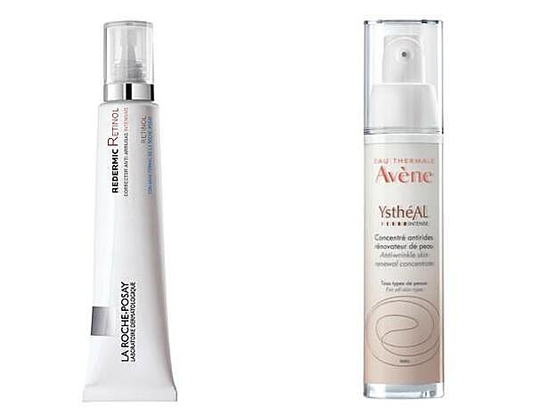 1. YsthéAL Intenso de Avène (37,86 €). 2. Redermic Retinol Intensivo de La Roche-Posay (37 €).