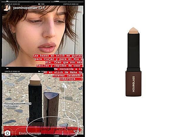 Base transparente de Hourglass con cobertura total, 41 euros.