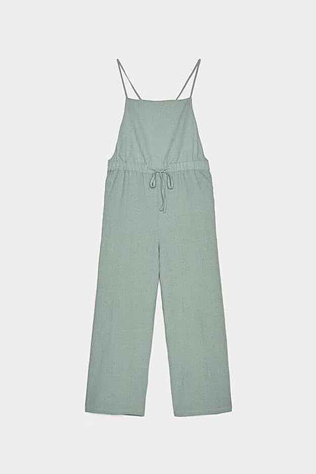 Mono largo Utility en color verde, 25,99 euros.