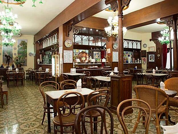 Una imagen de uno de los salones de Ca’n Joan de S’Aigo.