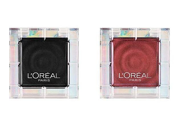 Sombras de ojos Color Queen en negro y granate, 6,95 euros (cada una).