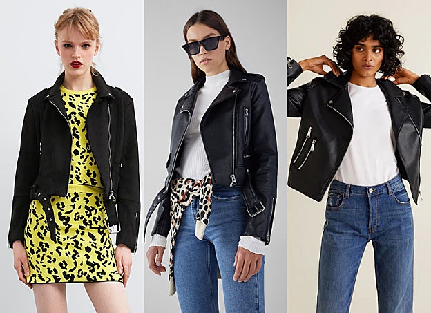 La biker negra es un imprescindible en el armario de invierno.