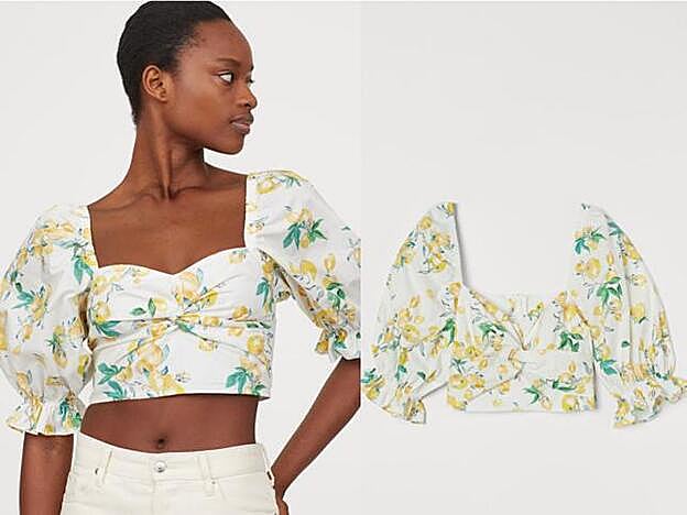 El top de Sincerely Jules lo puedes encontrar muy parecido en H&M rebajado.